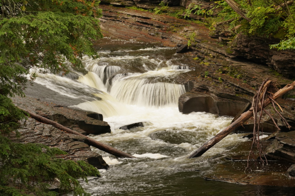 Water falls at Porcupine Mountains